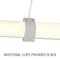 Access Lighting Ravello, Dual Voltage LED Pendant, Satin Finish, Acrylic Lens Acrylic 50946LEDD-SAT/ACR - alternate 5